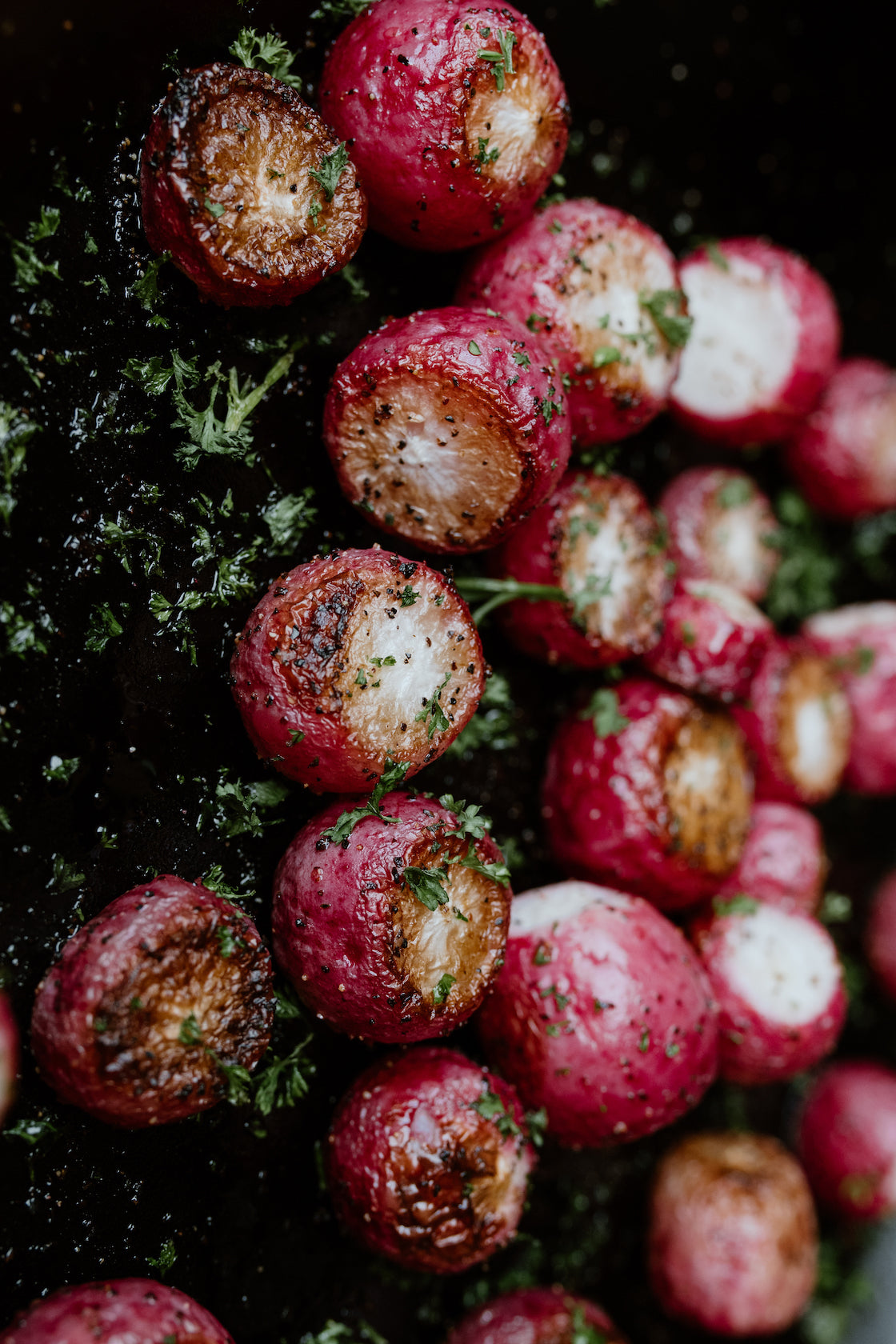 Roasted Radishes with Dill Dip Stone Hollow Farmstead Stone Hollow