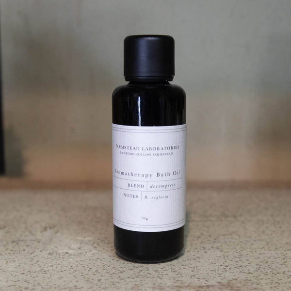 Decompress | Bath & Shower Aromatherapy Oil - Stone Hollow Farmstead