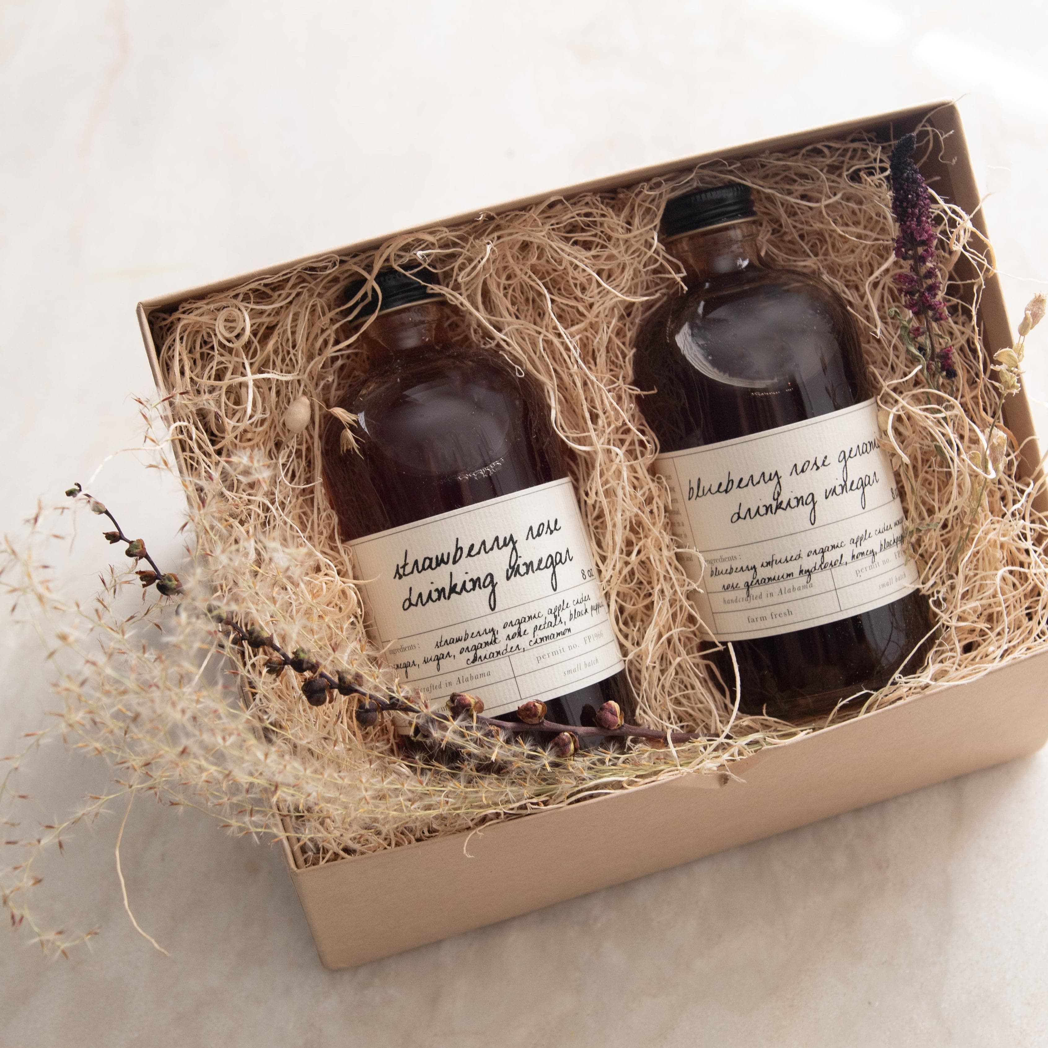 Drinking Vinegar Duo Gift Box Stone Hollow Farmstead