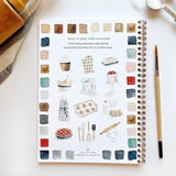 Baking watercolor workbook - Stone Hollow Farmstead