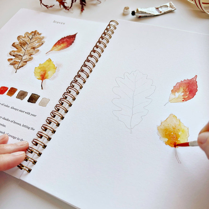 Autumn Watercolor Workbook - Stone Hollow Farmstead