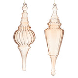 Mocha Finial | Holiday Ornament - Stone Hollow Farmstead