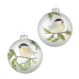 Chickadee Ball Ornament - Stone Hollow Farmstead
