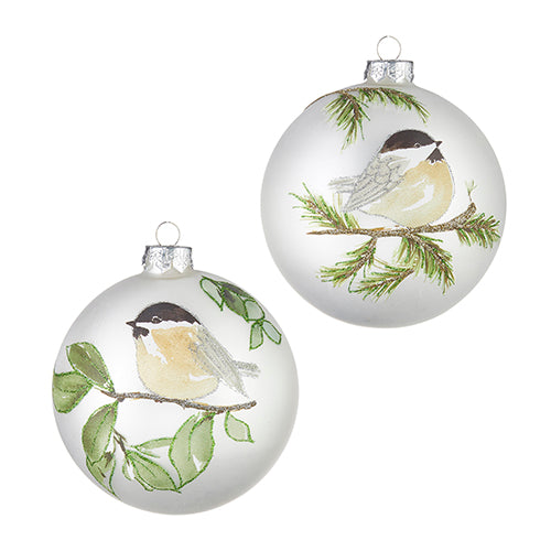 Chickadee Ball Ornament - Stone Hollow Farmstead