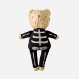 Skeleton Bear in a black skeleton outfit, Stone Hollow Farmstead