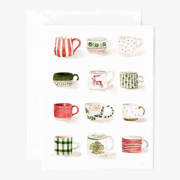 Emily Lex Christmas Mugs Notecard