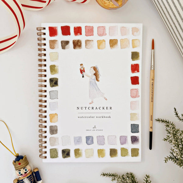 Nutcracker Watercolor Workbook - Stone Hollow Farmstead