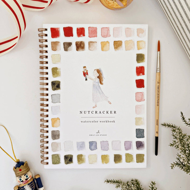 Nutcracker Watercolor Workbook - Stone Hollow Farmstead