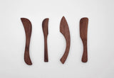 Walnut Wood Rounded Butter Spreader