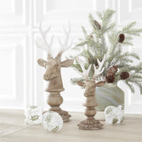 Snowy Clear Glass Ornament, alternate view 2