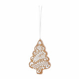 Glittered Gingerbread Ornament, Tree