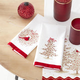 Cardinal Wreath Hand Towel, alternate view 2