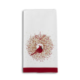 Cardinal Wreath Hand Towel, Default Title