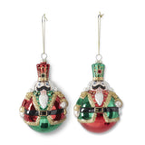 Stone Hollow Farmstead – Blown Glass Round Soldier Ornament