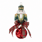 Stone Hollow Farmstead – Blown Glass Soldier Bust Ornament Green