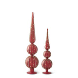 Stone Hollow Farmstead – Red Mercury Glass Finial