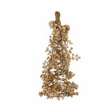 Gold Berry Bell and Pinecone Cone Tree, Small
