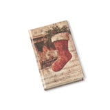 Stone Hollow Farmstead – 6 inch Christmas hardcover journal with stocking cover