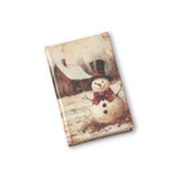 Stone Hollow Farmstead – 6 inch Christmas hardcover journal with snowman cover