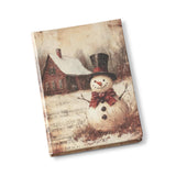 Stone Hollow Farmstead – 8 inch Christmas hardcover journal with snowman cover