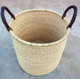 Woven Handled Basket - Stone Hollow Farmstead