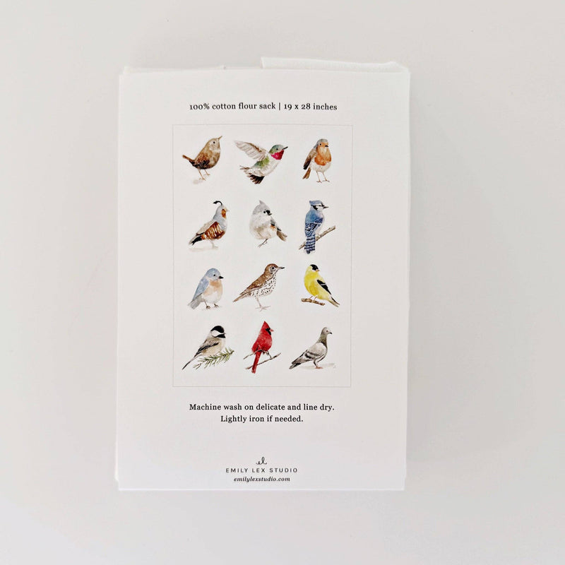 Birds Tea Towel - Stone Hollow Farmstead