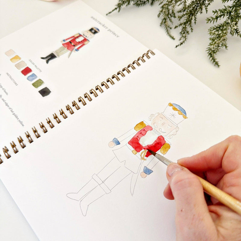Nutcracker Watercolor Workbook - Stone Hollow Farmstead