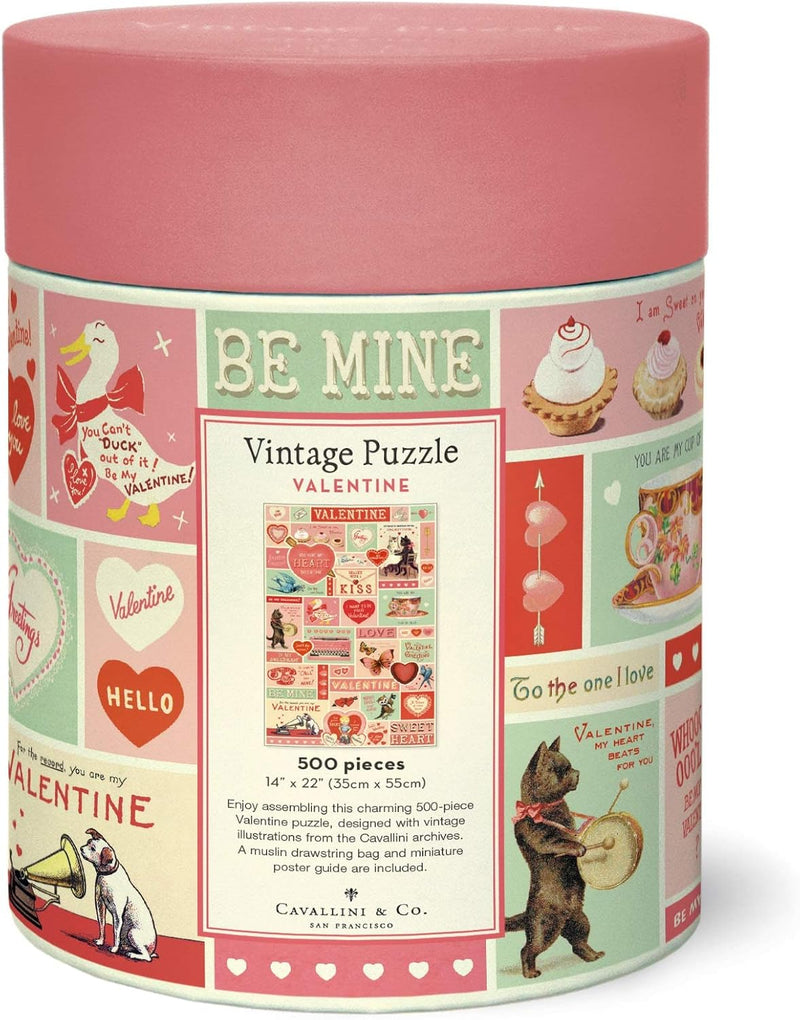 Valentine's Day Puzzle | Vintage Valentine - Stone Hollow Farmstead