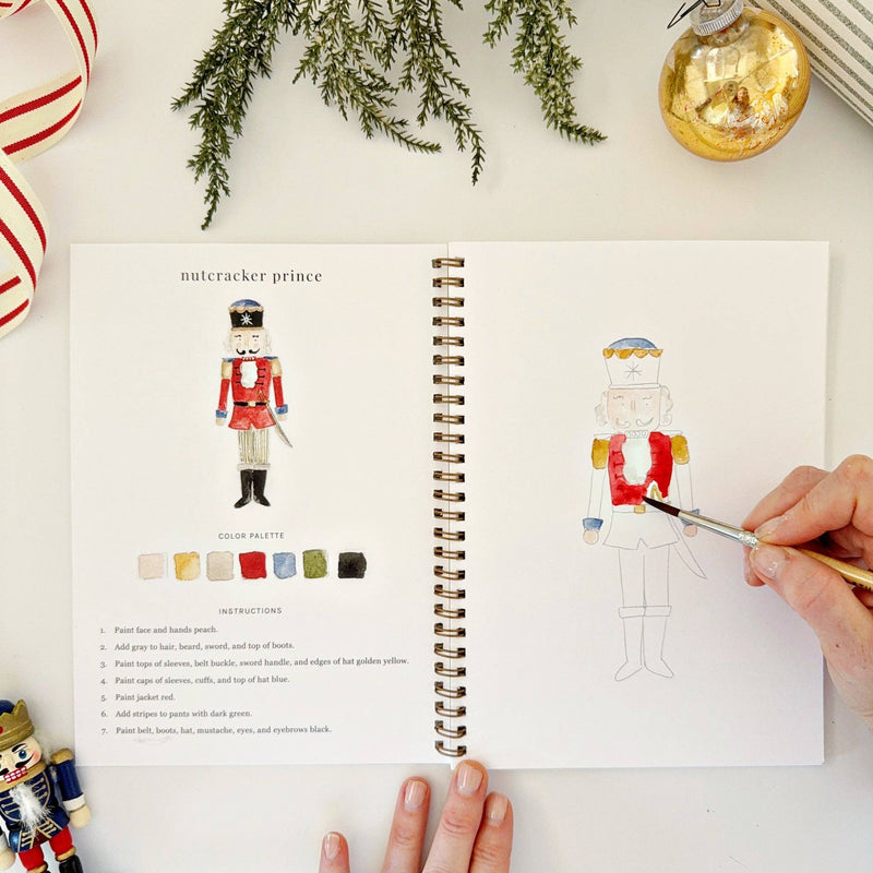 Nutcracker Watercolor Workbook - Stone Hollow Farmstead