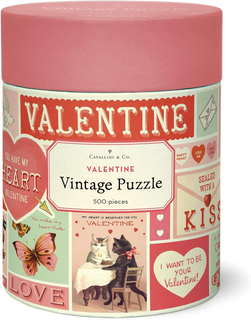 Valentine's Day Puzzle | Vintage Valentine - Stone Hollow Farmstead