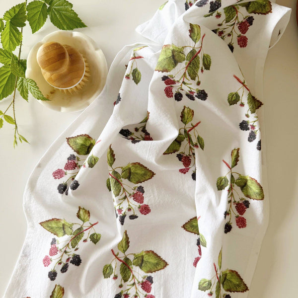 Blackberry Tea Towel - Stone Hollow Farmstead