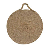 Round Woven Natural Trivets with Handle - Stone Hollow Farmstead
