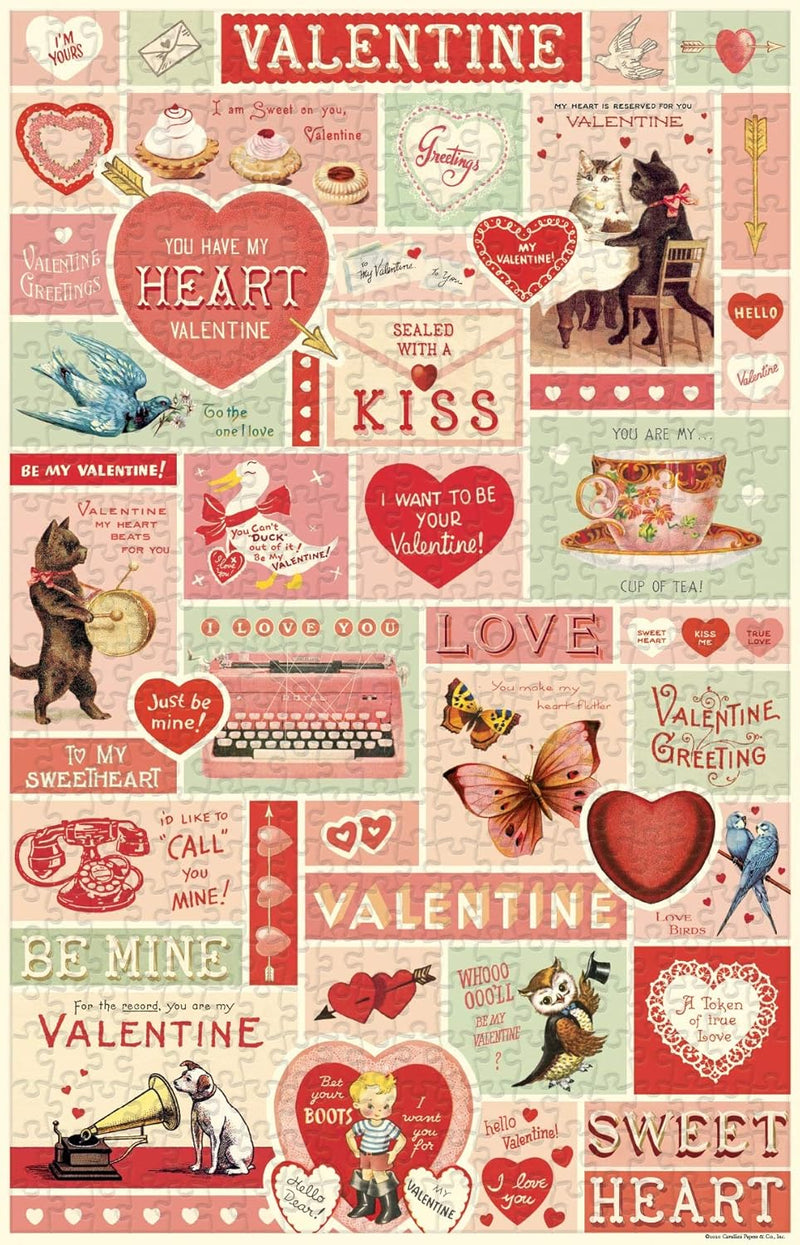 Valentine's Day Puzzle | Vintage Valentine - Stone Hollow Farmstead