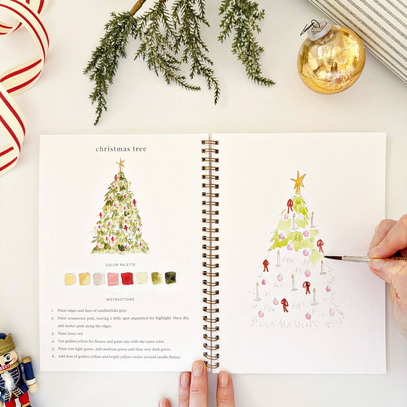 Nutcracker Watercolor Workbook - Stone Hollow Farmstead