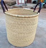 Woven Handled Basket - Stone Hollow Farmstead