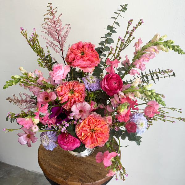 2024 Mother's Day Arrangement | Silver Vase - Stone Hollow Farmstead