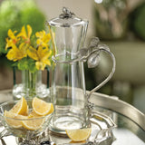 Amalfi Glass Pitcher with Lid stone hollow farmstead 