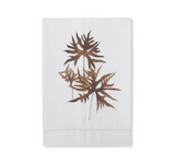 Brown Fern Hand Painted Cotton Guest Towels - Stone Hollow Farmstead