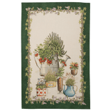 Balcon Potager Verde Tea Towel Stone Hollow Farmstead Tessitura Toscana Telerie