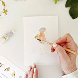 Birds Paintable Watercolor Notecard Set by Emily Lex Stone Hollow Farmstead
