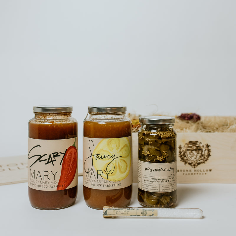 Bloody Mary Spicy Duo | Gift Box - Stone Hollow Farmstead