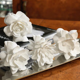 Bone China Floral Napkin Ring - Set of 4 stone hollow farmstead zodax