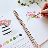 Bouquets watercolor workbook - Stone Hollow Farmstead
