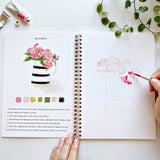 Bouquets watercolor workbook - Stone Hollow Farmstead