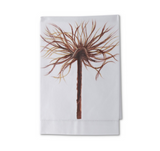 Brown Thistle Hand Painted Cotton Guest Towels - Stone Hollow Farmstead