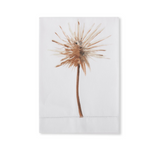Brown Thistle Hand Painted Cotton Guest Towels - Stone Hollow Farmstead