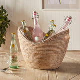 Burma Rattan Beverage Tub stone hollow farmstead