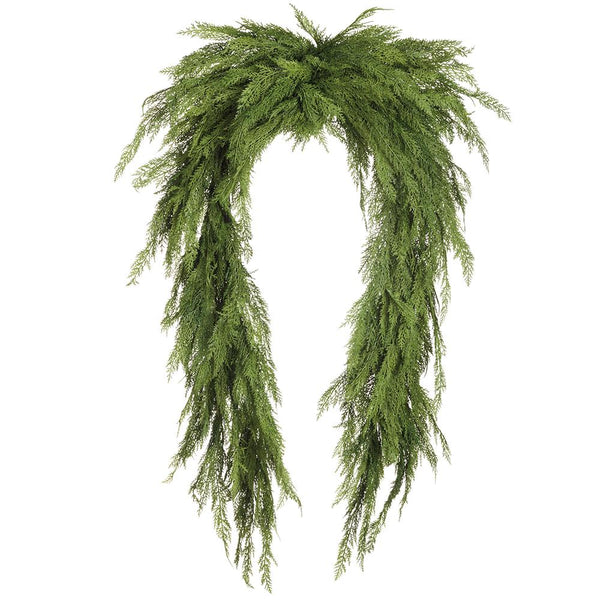 Cedar Swag Garland, 8' - Stone Hollow Farmstead