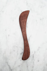 Curved Walnut Wood Spreader | Stone Hollow Farmstead