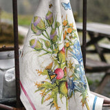 Cynar Rosa Tea Towel stone hollow farmstead Tessitura Toscana Telerie